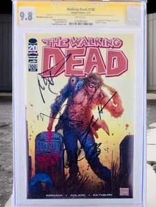 Walking Dead #100 1st App CGC 9.8 SS 4x Cast Auto Daryl, Merle, Carl & Andrea 🔥 - Picture 1 of 2