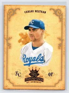 CARLOS BELTRAN 2004 Donruss Diamond Kings Baseball Card #10 Kansas City Royals - Picture 1 of 2