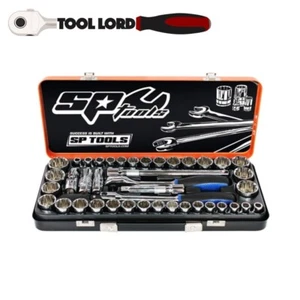 SP Tools 42pce 1/2” Drv Metric and AF Socket Set 10mm-32mm 3/8"-1-1/4" SP20300 - Picture 1 of 2