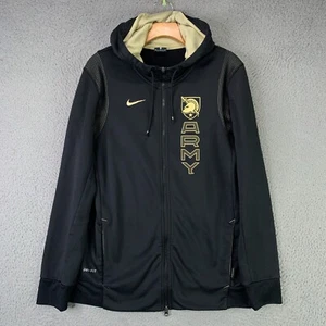 Army Black Knights Hoodie Mens Medium West Point Dri Fit Full Zip Sweatshirt - Picture 1 of 15