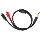 1 4 Male To Rca Male And 1 8 Female Cable For Guitar Laptophome Theater