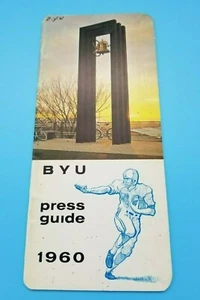 BYU BRIGHAM YOUNG COUGARS - COLLEGE FOOTBALL MEDIA GUIDE - 1960 - EX+/NM - Picture 1 of 1