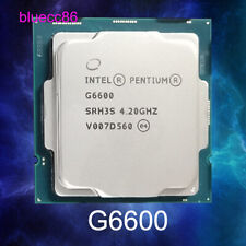 10Th Gen Intel PENTIUM G6600 LGA 1200 CPU 4.20 GHz Dual Cores Processor SRH3S