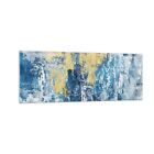 Glass Print 140x50cm Wall Art Picture Abstraction Piece Stains Large Artwork