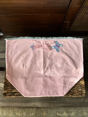 Forro Mariposa Rosa Pottery Barn Kids Grande Sabrina Basket 12 x 12 x 9-1/2 Foto 1 de 4