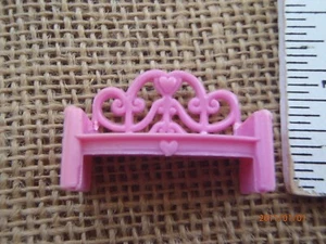 Banco rosa vintage Polly Pocket pájaro azul Cenicienta palacio de bodas - Imagen 1 de 3
