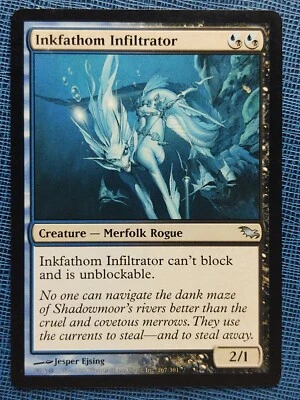 MTG 1x Inkfathom Infiltrator NM Shadowmoor (multi available 2 3 4) Magic - Image 1 of 2