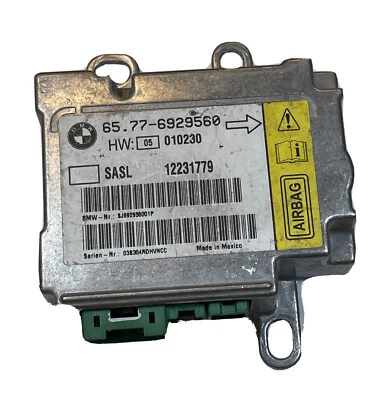 02 03 04 05 BMW 745I E65 MÓDULO SRS DELANTERO IZQUIERDO LADO CONDUCTOR 6929560 OEM Foto 1 de 4