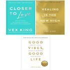 Vex King Collection 3 Books Set Good Vibes, Good Life,Closer to Love,Healing