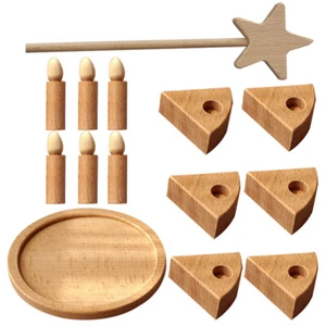 Fairy Stick Decorations Play Birthday Cake Kids Pretend Food Toddler Child - Picture 1 of 12