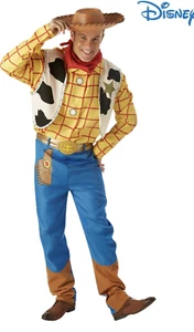 Licensed Disney Toy Story Woody Cowboy Superhero Mens Costume And hat - Picture 1 of 5