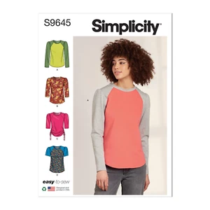 Patron De Couture Simplicité S9645 Hauts En Tricot Pour Femmes - Photo 1/8