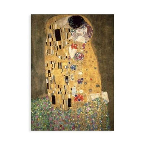 Stampa su Tela su Carta Poster o Quadro Klimt Gustav Der Kuss - Imagen 1 de 2