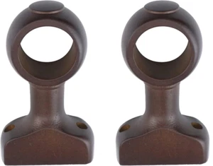 2-Pack Wood Curtain Rod Holder,Curtain Rod Bracket Wood Curtain Rod Bracket for - Picture 1 of 6