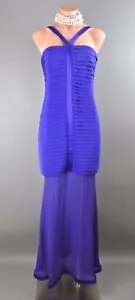 Royal Blue Strapless Fitted gown 12 Hzar Formal Dress Mother of the Bride*1008 - Picture 1 of 10