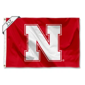 Nebraska Huskers 2'x3' Flag - Picture 1 of 5