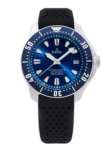 Ratio FreeDiver X Ocean Blue mit Keramikinlay Automatik RTX003 200M Herrenuhr - Bild 1 von 21