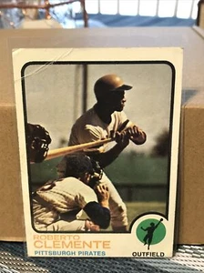 1973 Topps Roberto Clemente #50 Piraten Baseballkarte Vintage gebraucht Knicke - Bild 1 von 10