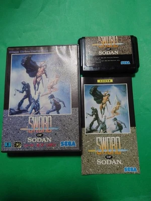 Sword of Sodan CIB Sega Mega Drive MD Genesis Very Good Used Game NTSC-J Japan - Image 1 of 4