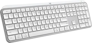 Logitech MX Keys S For Mac Wireless Bluetooth Keyboard Full Size Pale Grey - Picture 1 of 2
