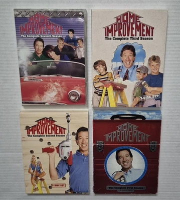HOME IMPROVEMENT Season 1  One 2 Two 3 Three & 7 Seven DVD Box Set LOT Tim Allen - Image 1 of 4