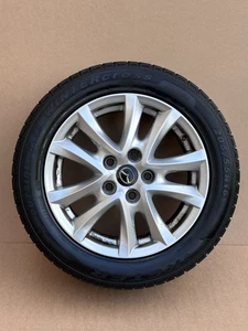 MAZDA 3 MK3 BM 2014-2018 SINGLE ALLOY WHEEL + TYRE 16 INCH 9965D06560 - Picture 1 of 5