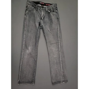 Tony Hawk Jeans Youth Boys Jeans Size 18 Skinny Mid Rise Stretch Gray Denim - Picture 1 of 12
