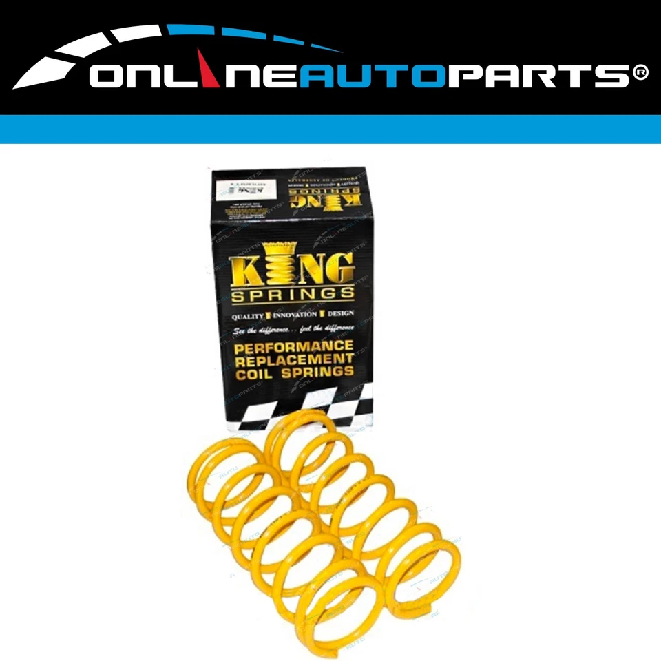Rear Pair of Heavy Duty Raised King Springs for Landcruiser 80 105 Series - image 1 of 1