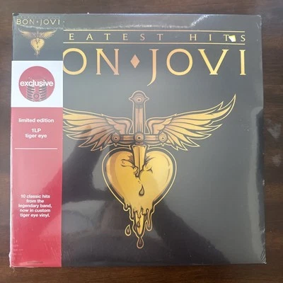 Bon Jovi "Greatest Hits" Limited Edition Tiger Eye LP/Vinyl Compilation 2024 - Image 1 of 2
