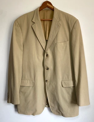 Men's Vintage Burberry London Ribbed Cotton Sport Coat Jacket Made in USA Sz 44L - Image 1 of 4