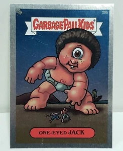 JACK DE UN OJO 2003 Topps cubo de basura niños serie 1 lámina de plata tarjeta pegatina 20b - Imagen 1 de 6