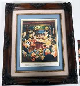 Carl Barks Lithograph Gold Plate Goose Egg Nugget 46/100 Signed Another Rainbow - Picture 1 of 3