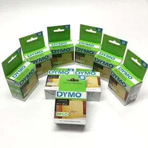 9 Schachteln Dymo 30254 Thermo Klar Adressetiketten 130/Rolle, 1-1/8" x 3-1/2" - Bild 1 von 4