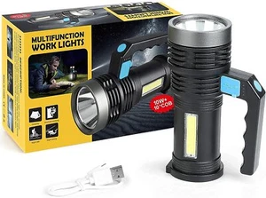 Superhelle 22000000LM LED-Taschenlampe leistungsstarke Taschenlampe USB wiederaufladbare Lampe - Bild 1 von 22