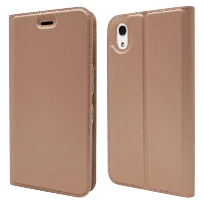 For Sharp Android One S4 Leather Flip Wallet Phone Case Protector Cover New - Image 1 of 4