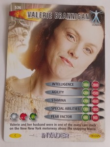 Doctor Who Battles In Time Invader Trading Card #536 Valerie Brannigan