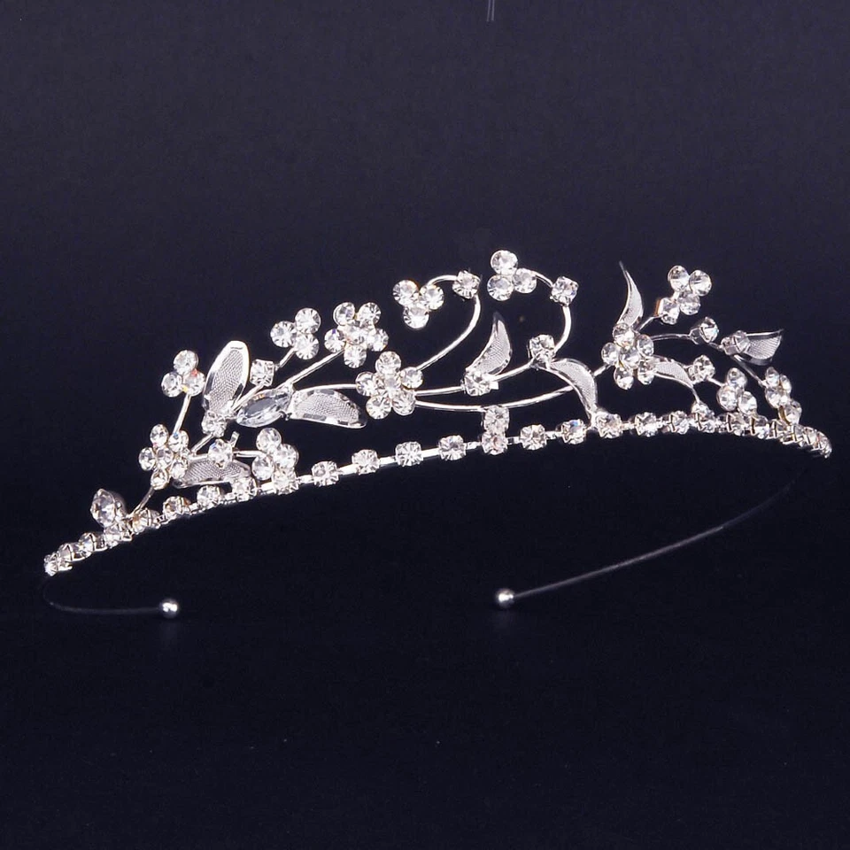 coronas tiaras para mujer plata Foto 1 de 1