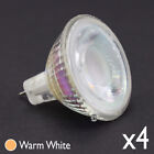 4x 12v 2w DC Spotlight MR11 LED Bulb w/ Diffuser Warm Light Camper VW Horsebox
