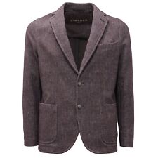 3626AF giacca uomo CIRCOLO 1901 brown/black texured fabric cotton jacket men