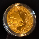 Endeavour Voyage of Discovery 1770 1/4 oz $25 Gold Proof Perth Mint 2020