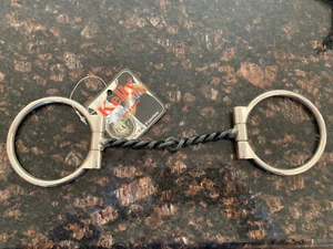 Kelly Silver Star Bit 5" O Ring Twisted Mouth Trense - Bild 1 von 3