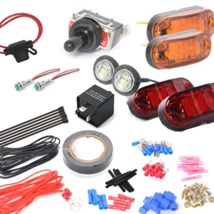 LED UNIVERSAL ATV CALLE LEGAL SEÑAL DE GIRO KIT COMPLETO SEÑALES LUCES KIT - Imagen 1 de 12