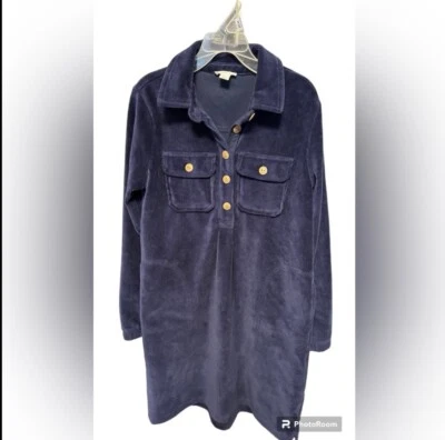 J.Crewcuts девочек вельветовое поле платье размер L ультра морской синий новый без ЯРЛЫКОВ - Изображение 1 из 4