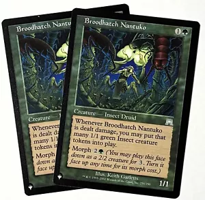 X2 MTG Onslaught (ONS 250) Broodhatch Nantuko -NM Pack Fresh- Uncommon -The List - Picture 1 of 2