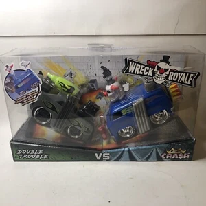 Wreck Royale Exploding Crashing Double Trouble vs. King Cra$h Race Cars - 2-Pack - Picture 1 of 8