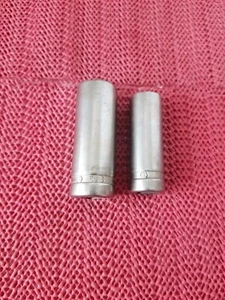 2 DE COLECCIÓN BONNEY 3/8" UNIDAD 12 PUNTOS ENCHUFES, 5/8" Y 1/2" B EN UN CÍRCULO LOGO EE. UU. - Imagen 1 de 5