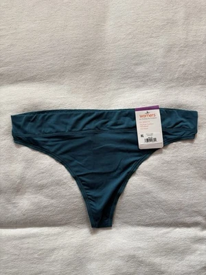 NUEVO Tanga Warners Sin Pellizcos Sin Problemas Tanga Verde azulado Mujer’s Panty Talla 2xlarge Foto 1 de 4