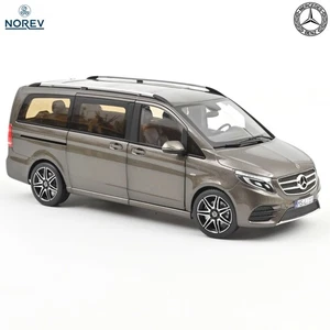* MERCEDES-BENZ CLASS V AMG Line 2018 Minibus gris indium - 1/18 NOREV 183873 - Picture 1 of 8