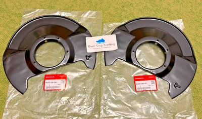 Acura Genuine Integra Type-R Honda CR-V Front Splash Guard Left Right Pair OEM - Imagem 1 de 4