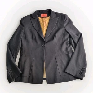 SABA Womens Black Blazer Fits S Chic Business Corporate Workwear Exc Condition - Picture 1 of 8